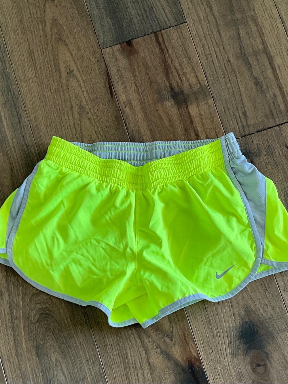 Nike Women’s Neon Green Athletic Running Shorts